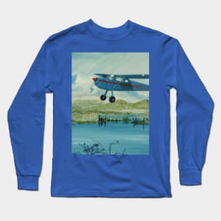 Flying over Alaska Long Sleeve T-Shirt